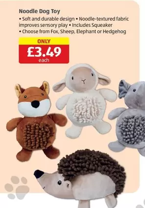 Elephant - Noodle Dog Toy