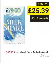LAKELAND - Conc Milkshake Mix