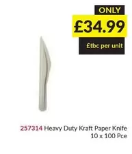 Kraft - Heavy Duty  Paper Knife