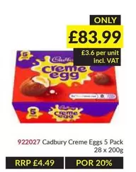 Cadbury - Creme Eggs 5 Pack