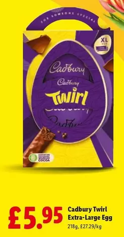 Cadbury - Twirl Extra-Large Egg