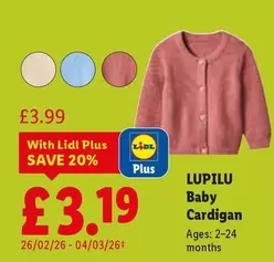 Lidl - Baby Cardigan