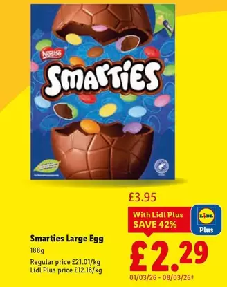 Smarties - Large Egg