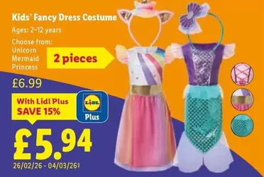 Lidl - Kids' Fancy Dress Costume