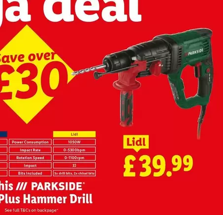 Parkside - Plus Hammer Drill