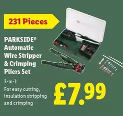 Parkside - Automatic Wire Stripper & Crimping Pliers Set