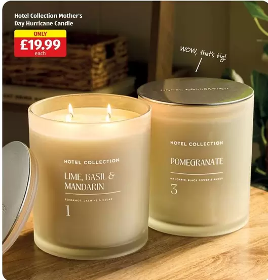 Mother's Day Hurricane Candle