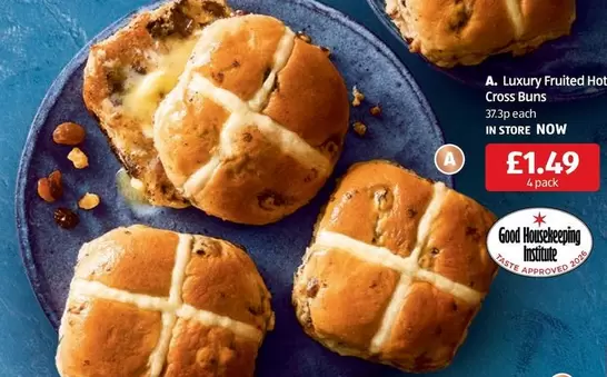 Luxury - Fruited Hot Cross Buns
