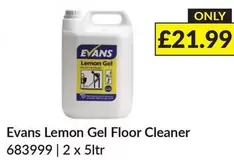 Evans - Lemon Gel Floor Cleaner