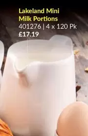 LAKELAND - Mini Milk Portions