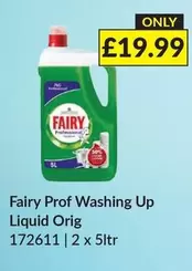 Fairy - Washing Up Liquid Orig 172611