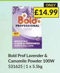 Bold - Prof Lavender & Camomile Powder 100W