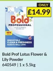 Bold - Lotus Flower & Lily Powder