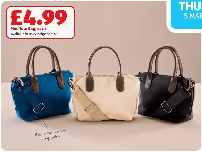 Options - Mini Tote Bag, each