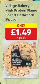 High Protein Flame Baked Flatbreads