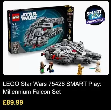LEGO - Star Wars 75426 SMART Play: Millennium Falcon Set
