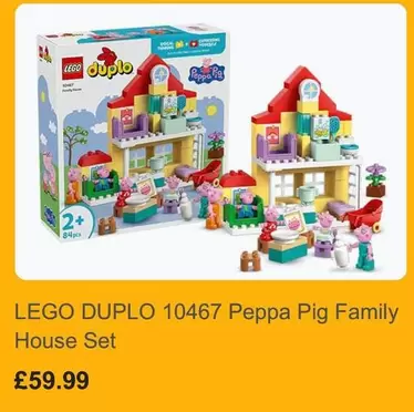 LEGO - DUPLO 10467 Peppa Pig Family House Set