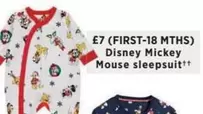 Disney - Mickey Mouse sleepsuit