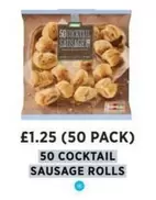 50 COCKTAIL SAUSAGE ROLLS