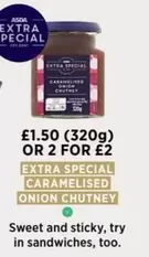 ASDA - CARAMELISED ONION CHUTNEY