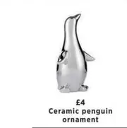 Penguin - Ceramic penguin ornament