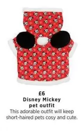 Disney - Mickey pet outfit