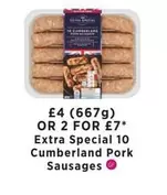 Cumberland Pork Sausages