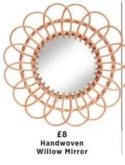 Willow - Handwoven  Mirror