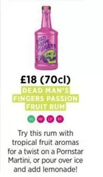 Martini - PASSION FRUIT RUM