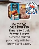 Simple - Fry-up Burger