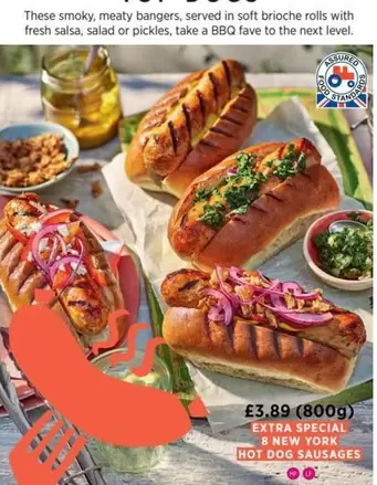 Next - EXTRA SPECIAL & NEW YORK HOT DOG SAUSAGES