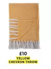 Chevron - YELLOW CHEVRON THROW