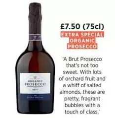 Prosecco - ORGANIC PROSECCO