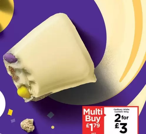 Cadbury - White Confecti 180g