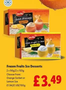 Frozen -  Fruits Ice Desserts