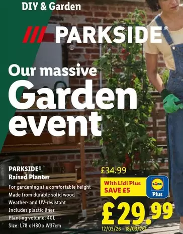 Parkside - Raised Planter