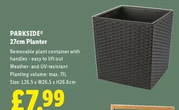 Parkside - 27cm Planter