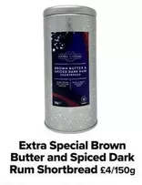 Brown Butter and Spiced Dark Rum Shortbread