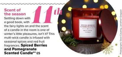 Fairy - Spiced Berries and Pomegranate Scented Candle