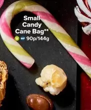 Small Candy Cane Bag