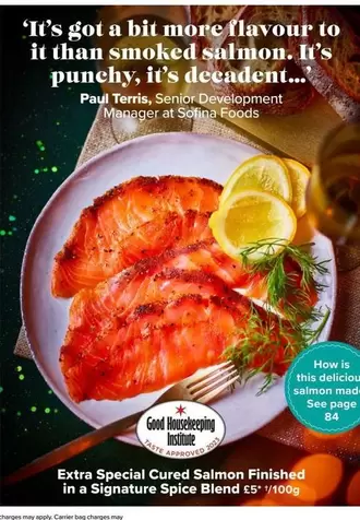 Signature - Cured Salmon Finished in a  Spice Blend