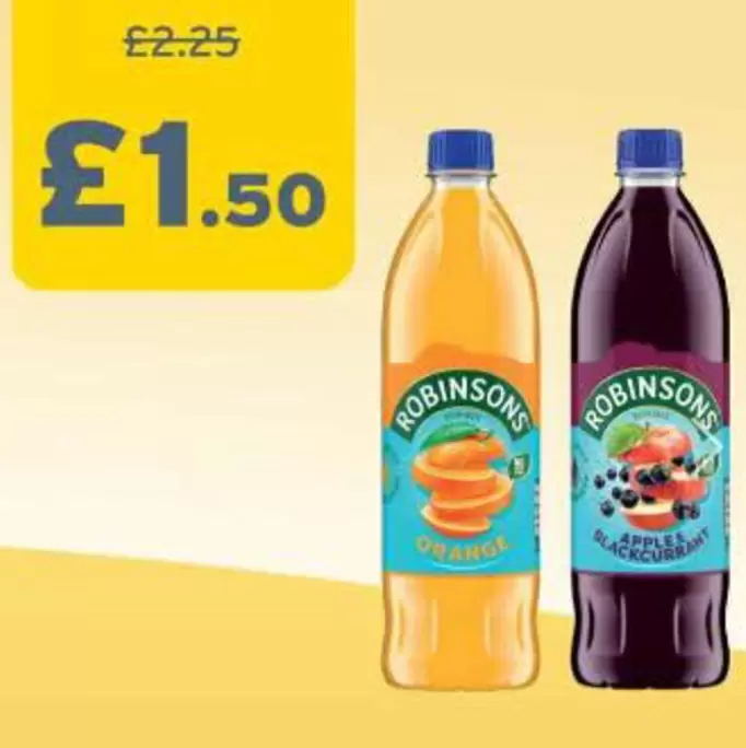 Robinsons - Orange, Apples & Blackcurrant