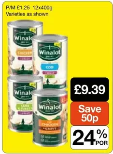 Winalot - Varieties as shown