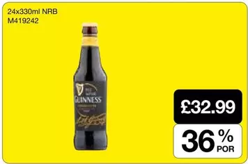 Guinness - 24x330ml NRB M419242
