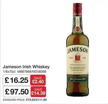 Jameson - Irish Whiskey
