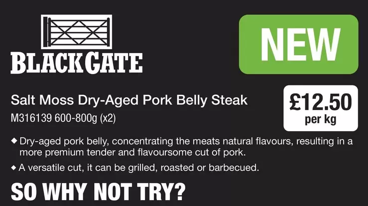 Premium - Salt Moss Dry-Aged Pork Belly Steak