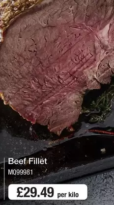 Beef Fillet M099981