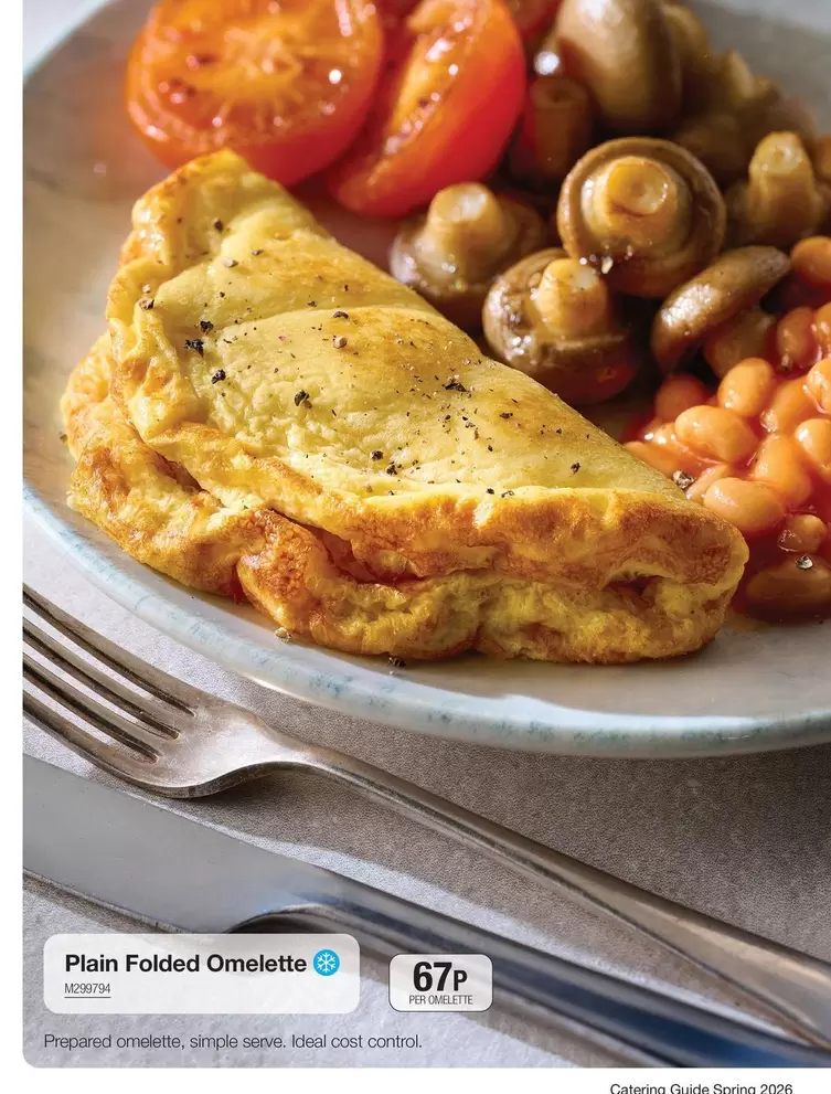 Simple - Plain Folded Omelette