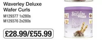 Deluxe -  Wafer Curls M129377, M129376