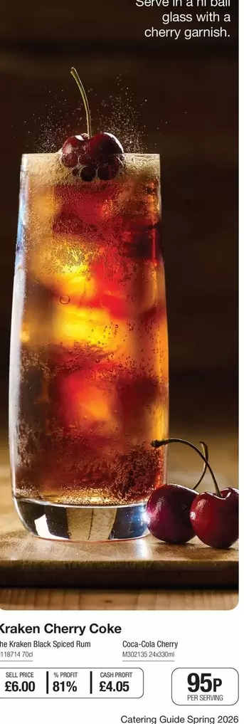 COKE - Kraken Cherry Coke